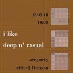  "I like" - Pre-party with dj Demyan