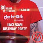  Metro – 30 Years In Techno… Unclesam Birthday Party